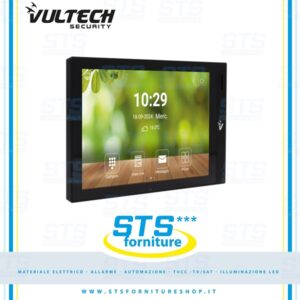 Monitor IP Android videocitofono da interno 10,1” IPS LCD 1280x800 con Wifi colore Nero Intercom